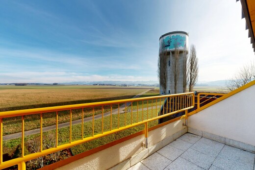balcon avec day time, from property, vue rurale, et terrasse
