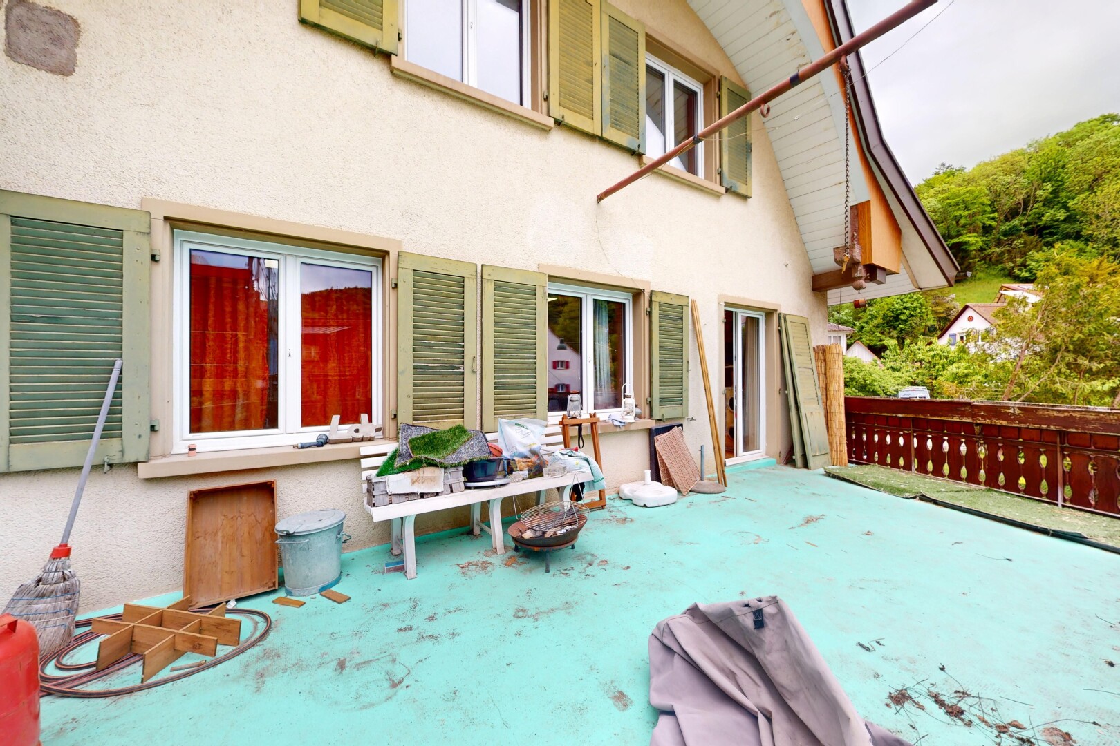 terrasse avec property visible et terrasse