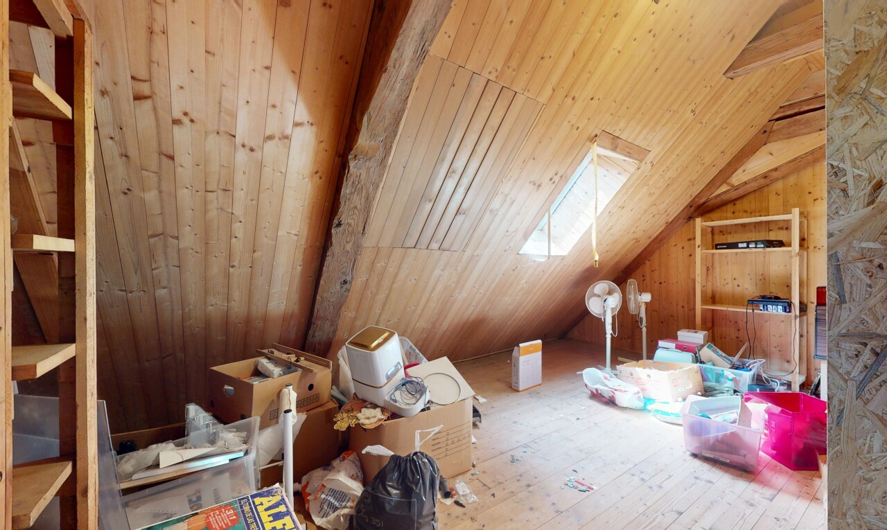 espace intérieur avec puits de lumière