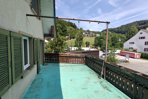 terrasse mit day time, from property, und power lines view