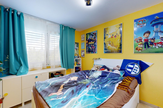 zimmer / schlafzimmer mit natürliches licht