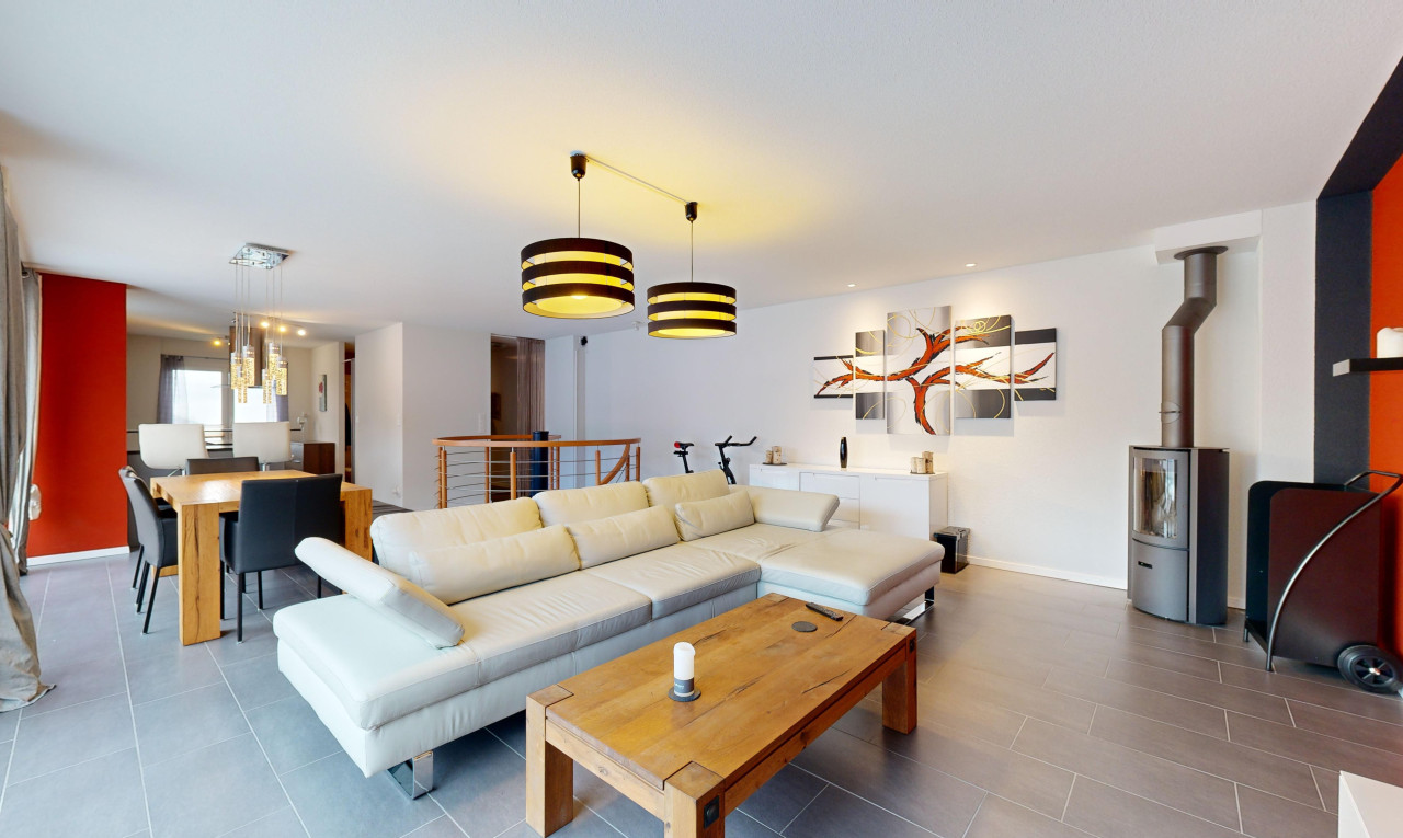 Exceptional duplex with renovated terrace in Les Geneveys-sur-Coffrane