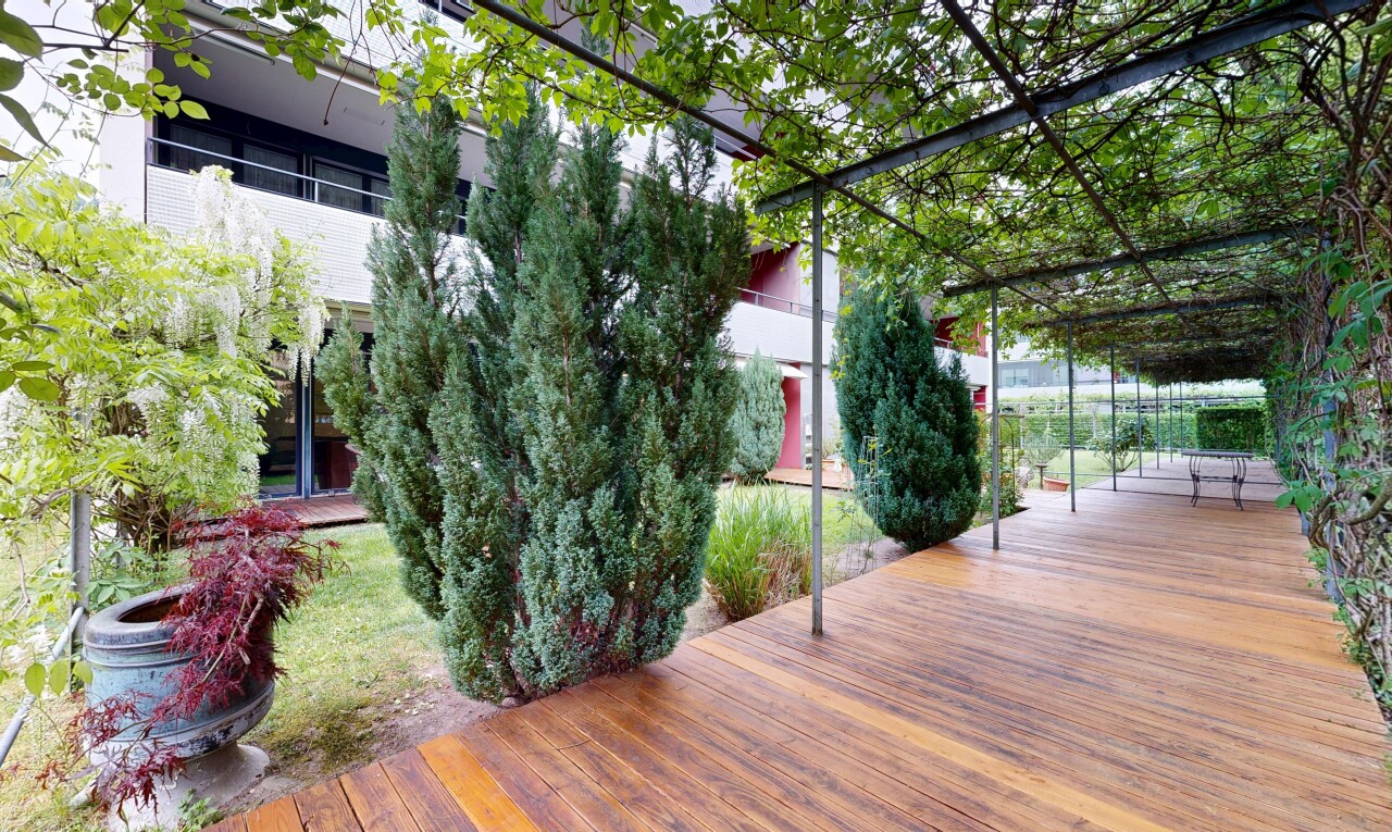 jardin avec terrasse