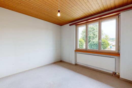 pièce vide avec carpet, moquette, drywall, cloison sèche, et radiateur