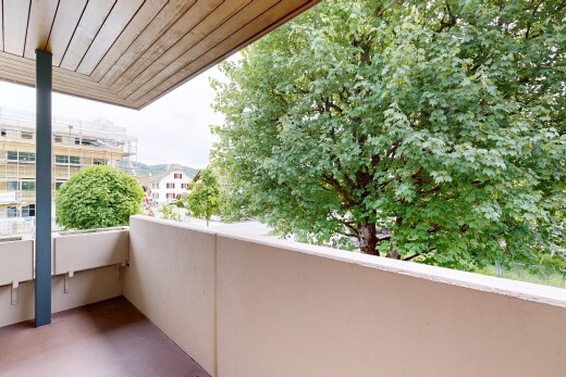 balcon avec from property, overcast, et balcon