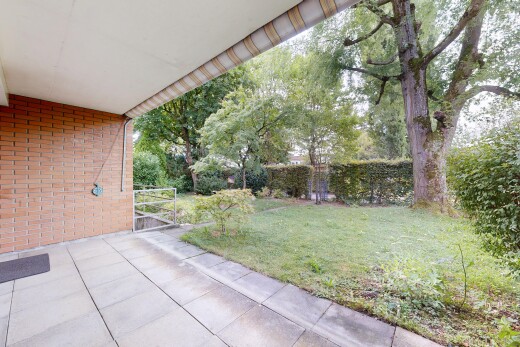 terrasse mit from property, rasen, und balkon