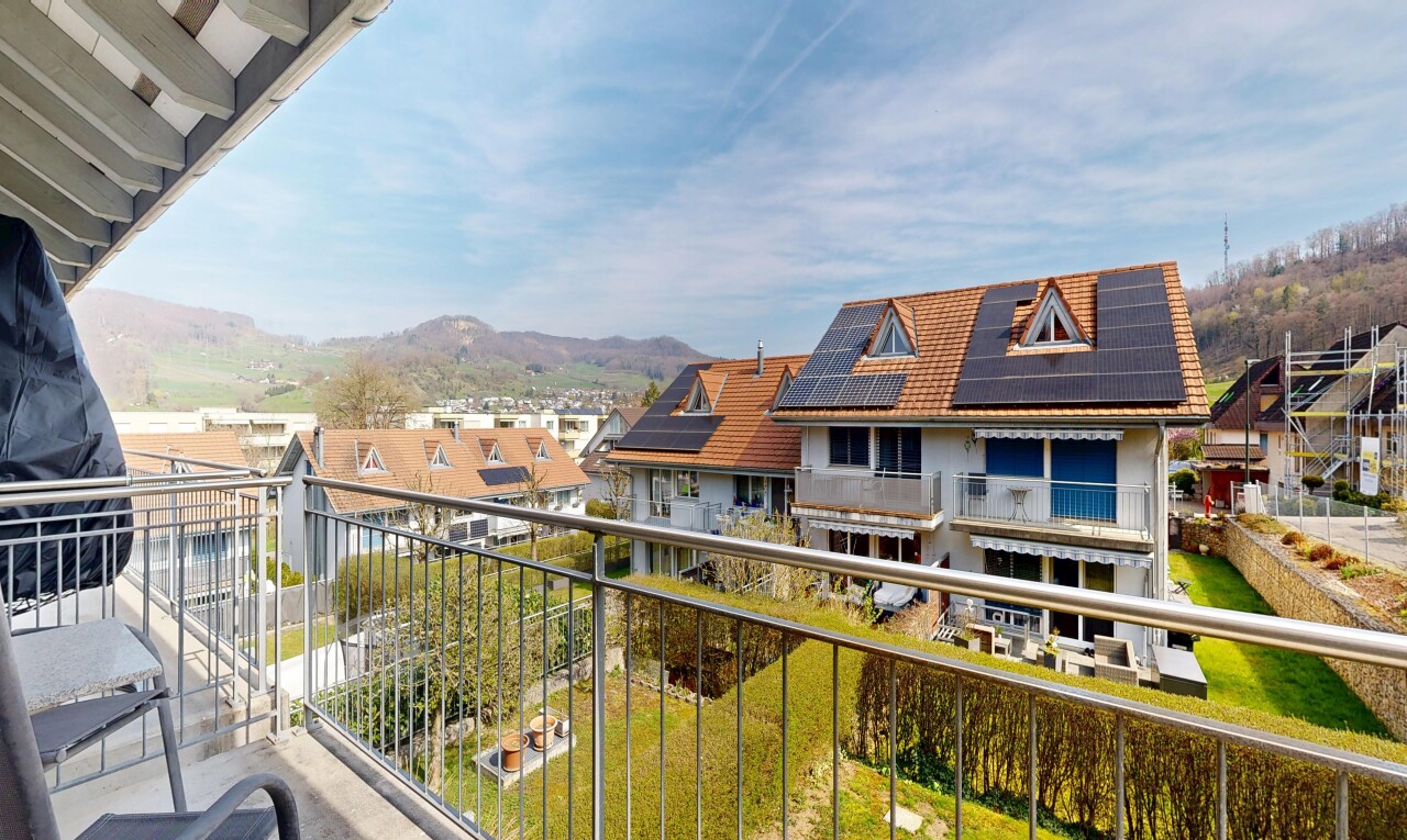 balkon mit balkon, from property, day time, mountain view, und blick auf die berge