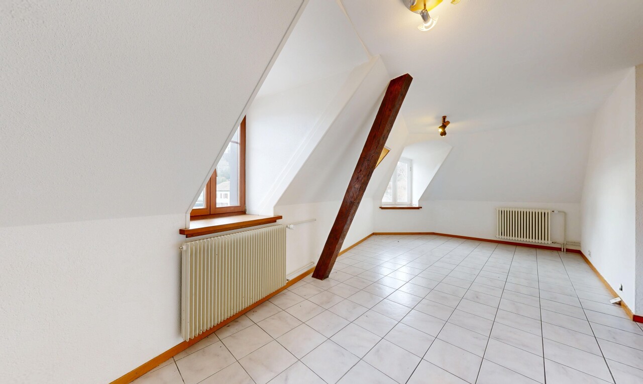 pièce vide avec radiateur, pièce supplémentaire, lumière naturelle, natural light, et plinthes murales