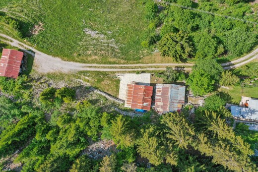 jardin avec aerial view