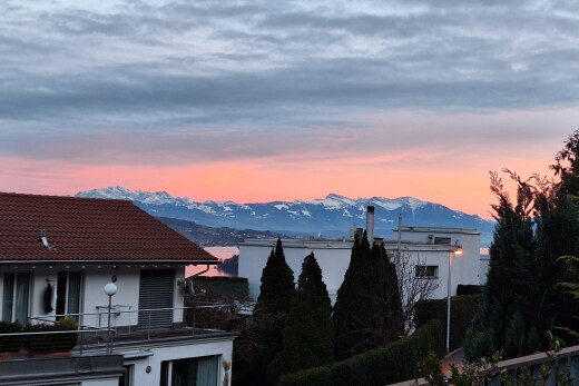 view of mountain background