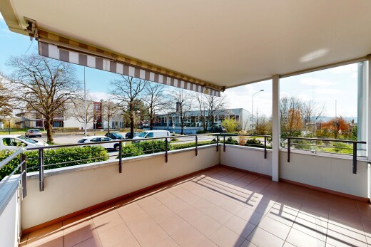 terrasse mit terrasse, day time, und from property