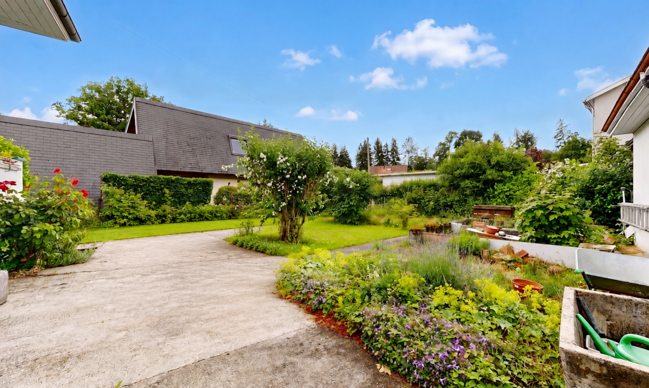 garten mit from property und day time