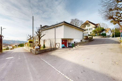 außenansicht mit wohngebietblick