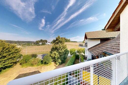balcony with a view of countryside