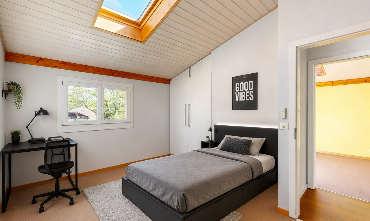 pièce vide avec drywall, cloison sèche, inside property, natural light, et lumière naturelle
