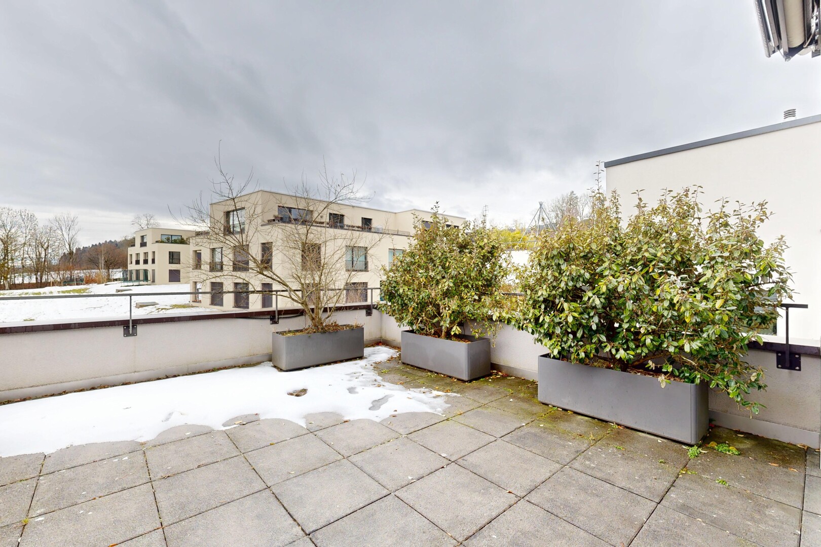 terrasse avec terrasse et overcast