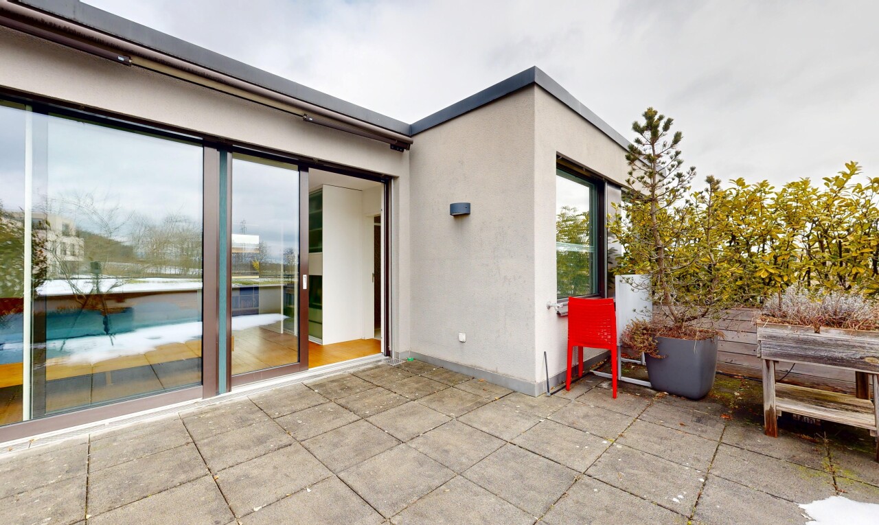 terrasse avec from property et overcast