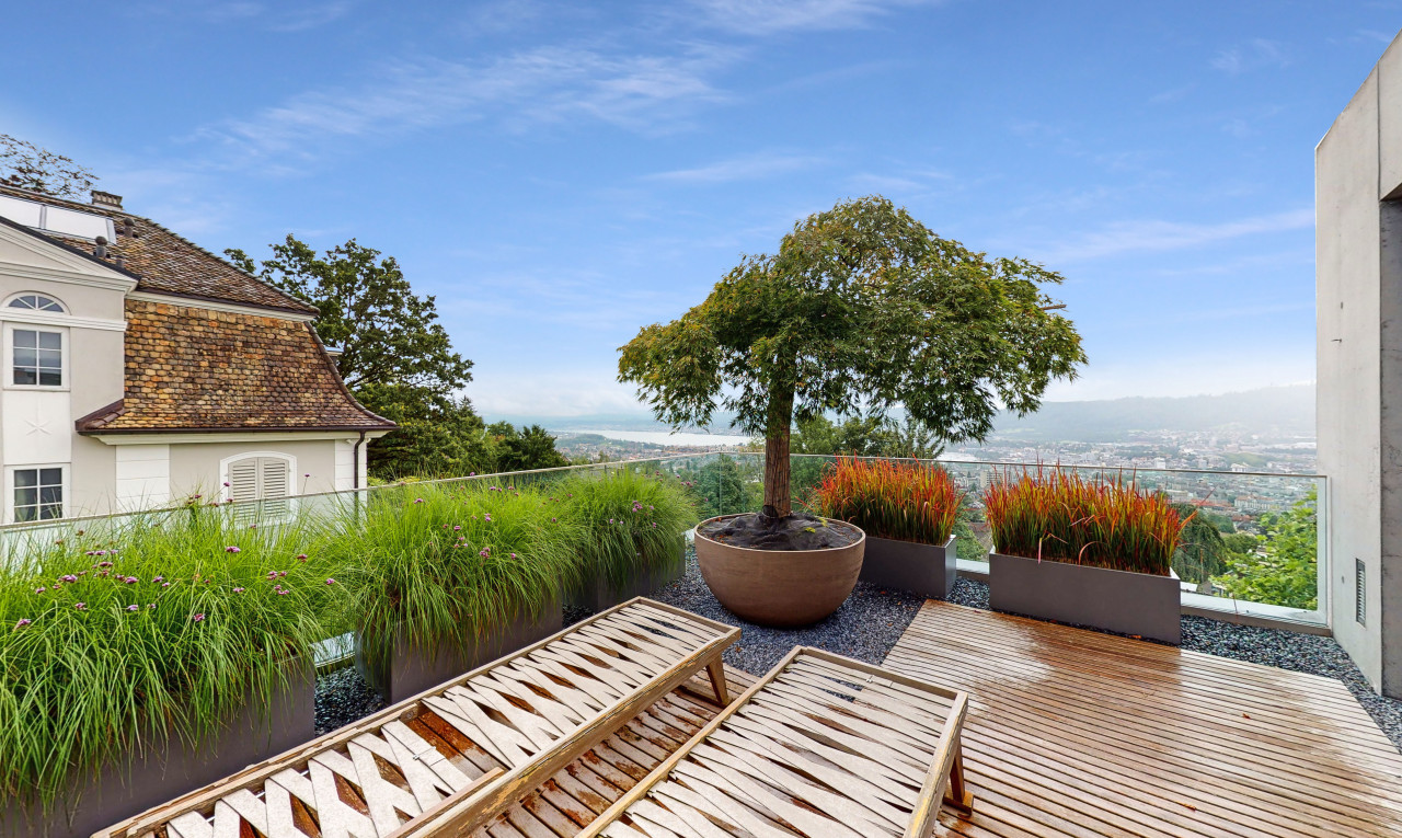 terrasse mit day time und from property