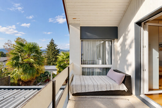 balkon mit balkon, day time, from property, und view focus