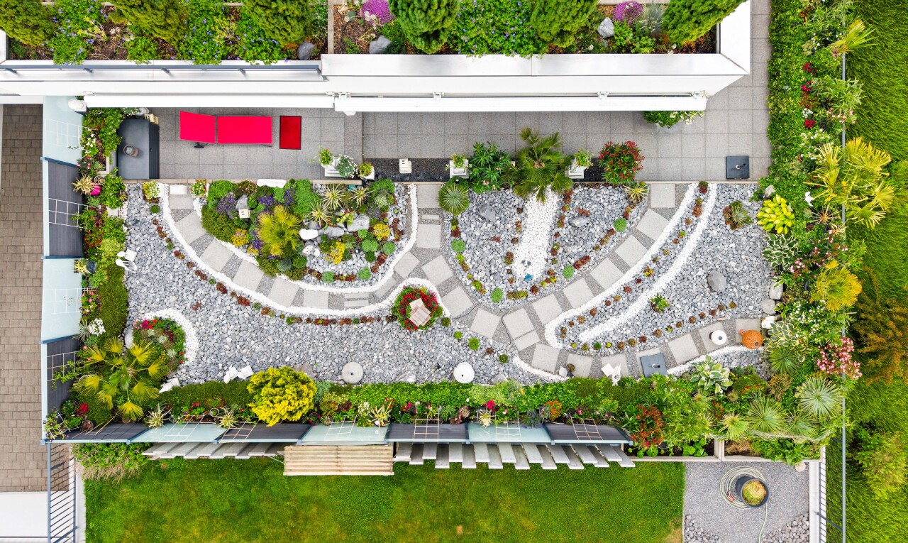 view of garden
