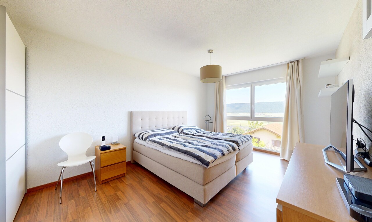 room / bedroom featuring light wood-style floors and access to outside