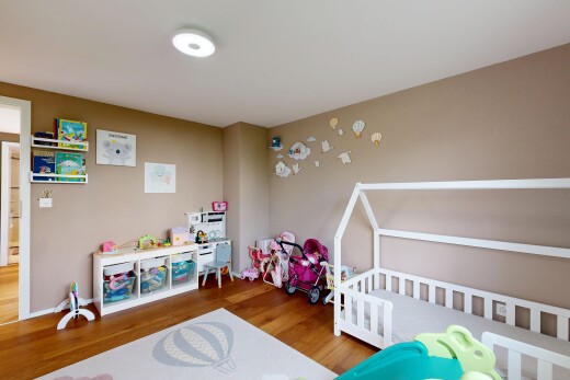 room / bedroom featuring wood finished floors