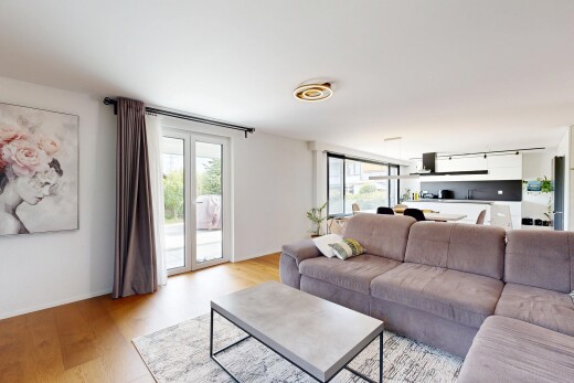 living room featuring light wood finished floors