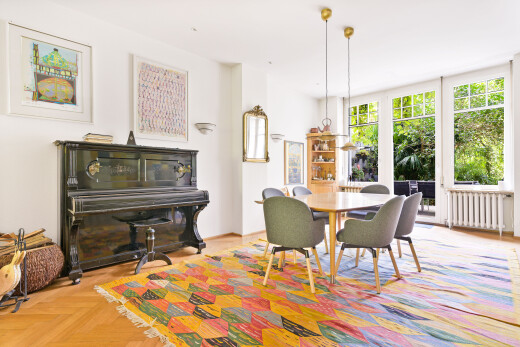 dining area featuring radiator