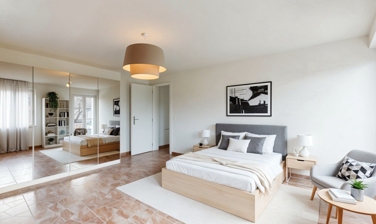 spare room with baseboards
