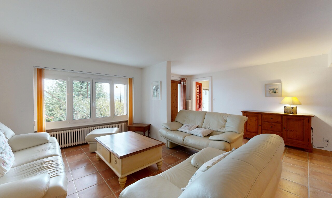 salon avec radiateur, inside property, lumière naturelle, natural light, et cloison sèche