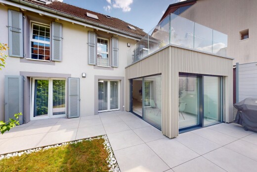 terrasse avec day time, gril, property visible, et terrasse