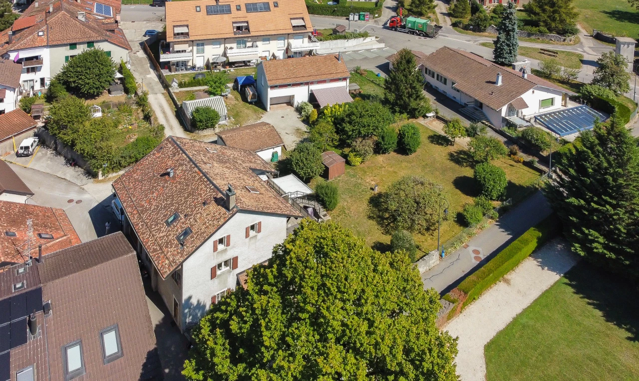 espace extérieur avec vue résidentielle