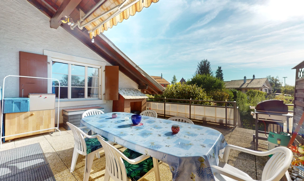 terrasse avec gril