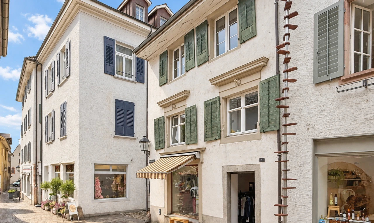 extérieur du bâtiment avec auvent et day time
