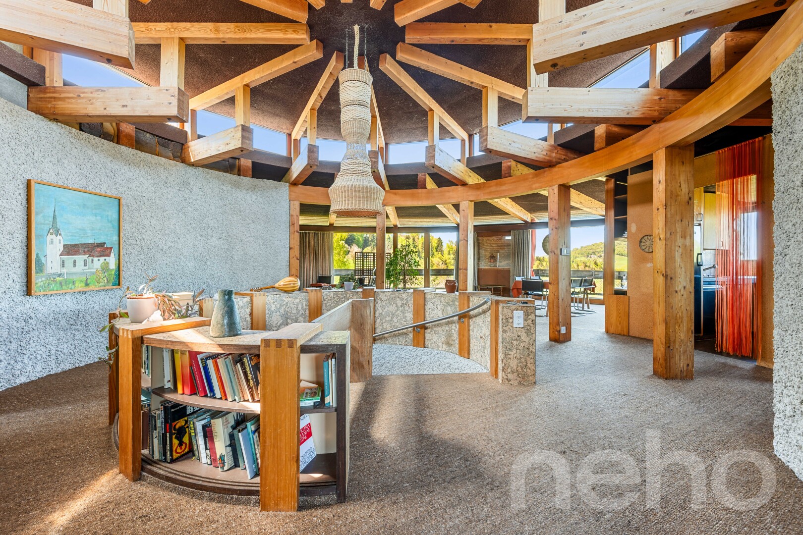 esszimmer mit teppich, carpet, natürliches licht, natural light, und inside community