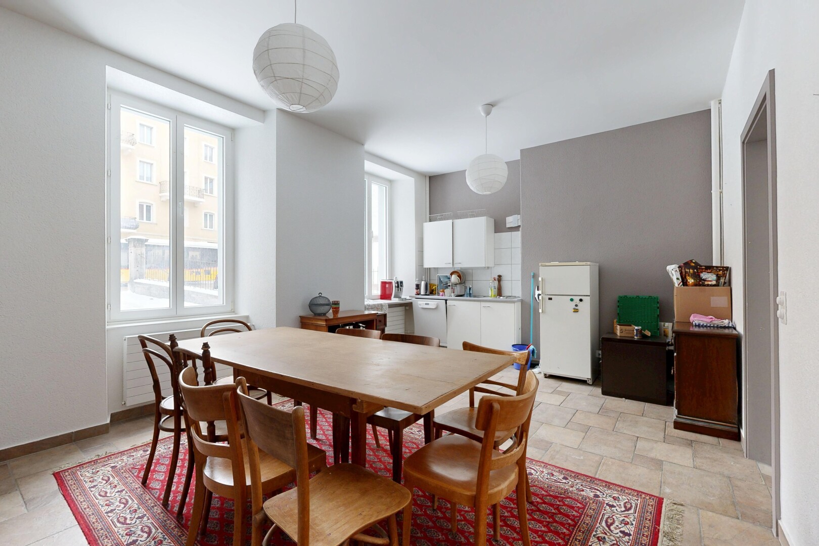 view of dining space