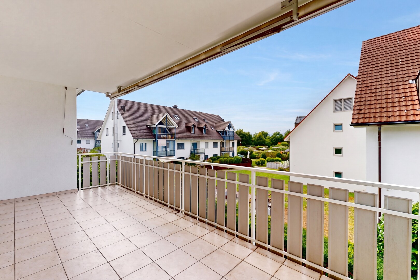 terrasse mit day time, balkon, from property, und view focus