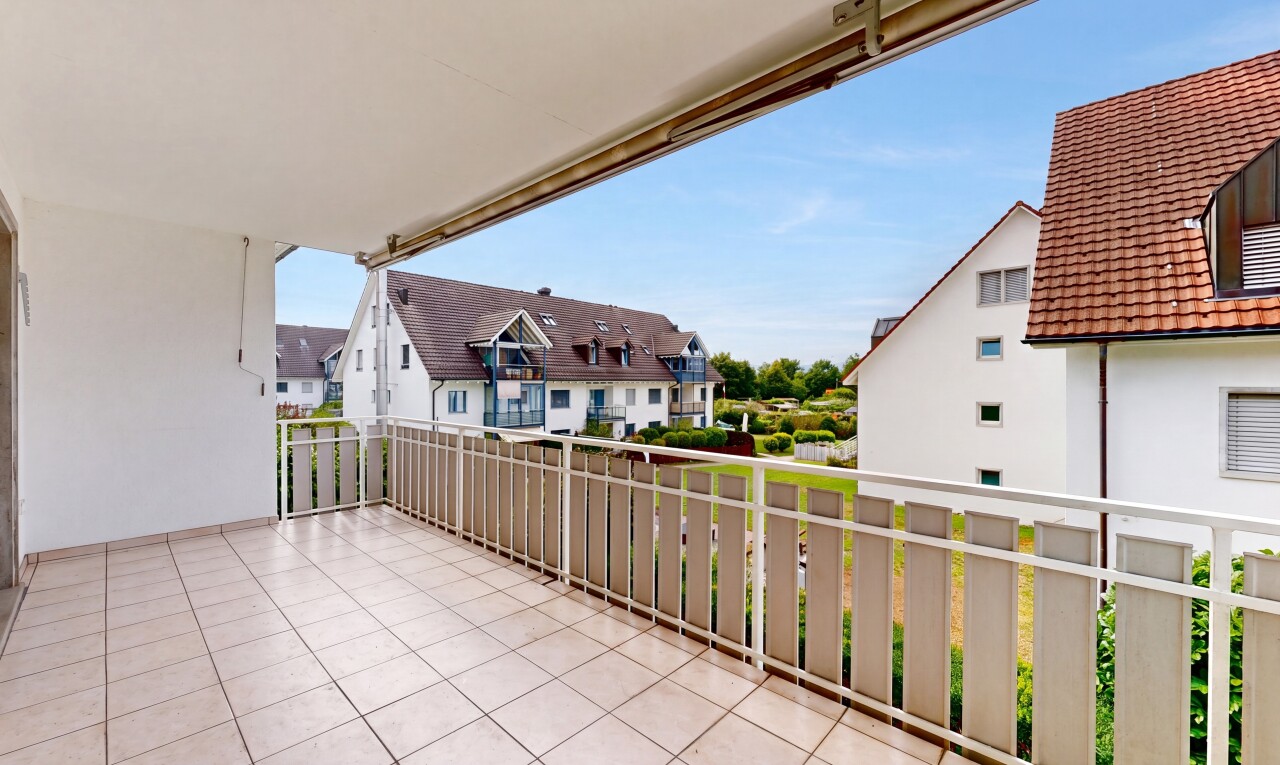 terrasse mit day time, balkon, from property, und view focus