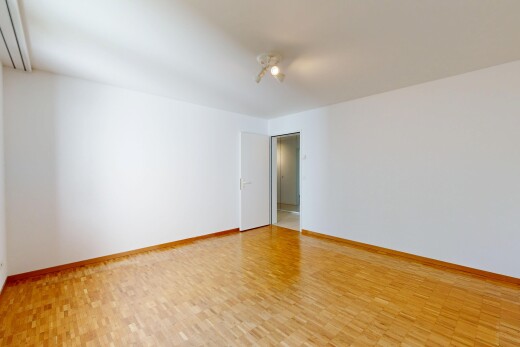 leerer raum mit wood finish floor, holzfußboden, drywall, gipskartonwand, und baseboards wall