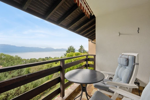 balkon mit balkon, view focus, from property, water view, und seesicht