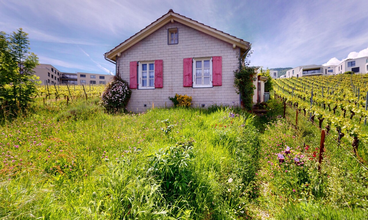 façade avec bardage en bardeaux, clôture, et property visible