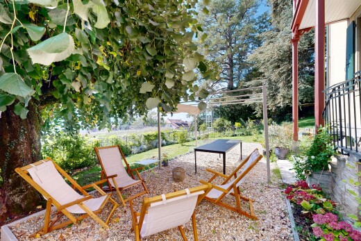 jardin avec from property et clôture