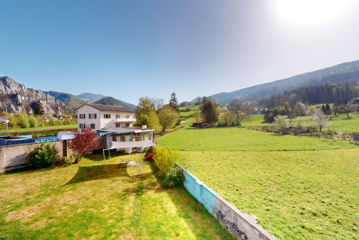 blick auf die berge mit ländlicher blick und blick auf die berge