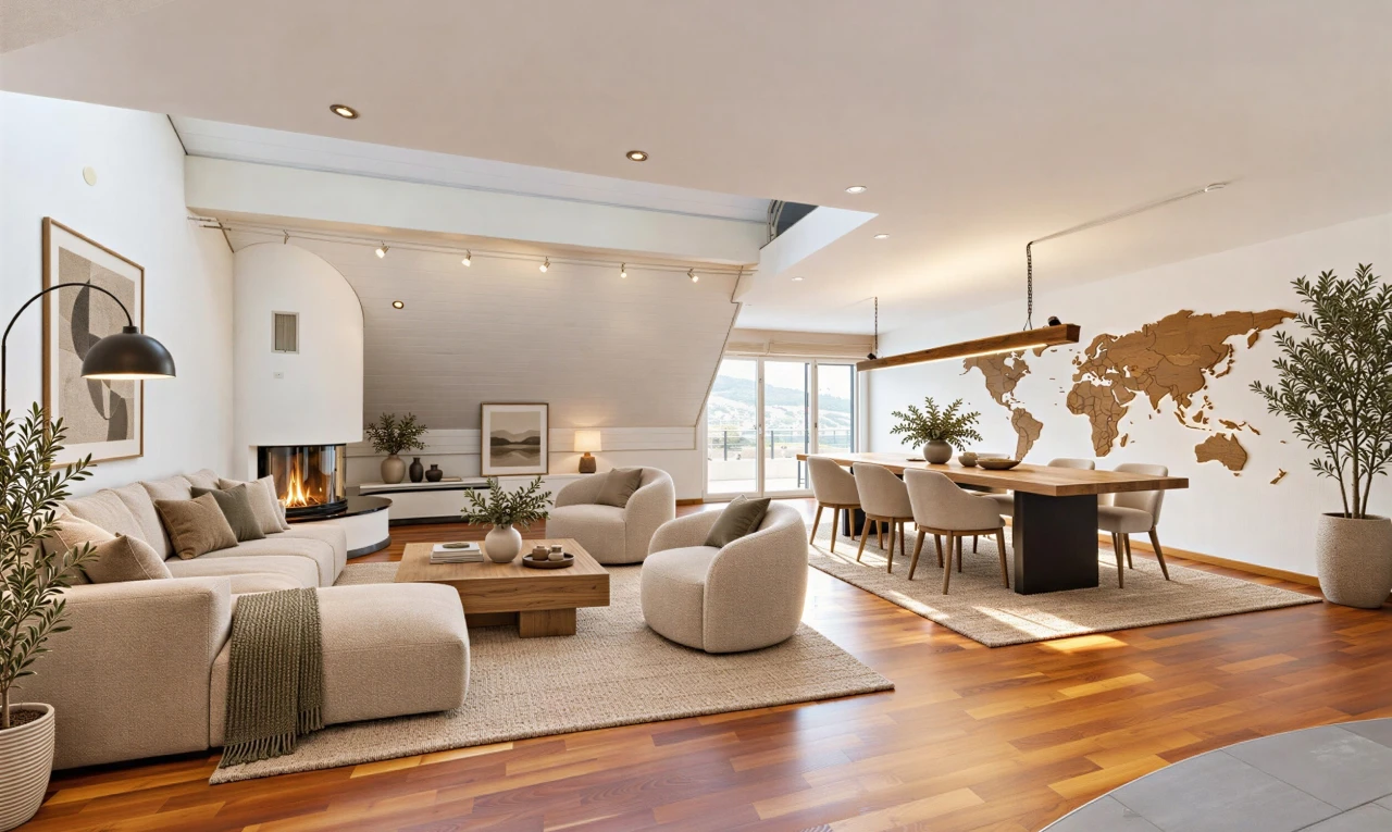 leerer raum mit sockelleisten, baseboards wall, holzfußboden, wood finish floor, und gipskartonwand