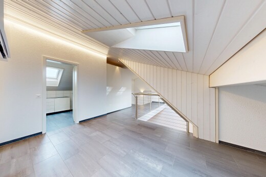 leerer raum mit dachfenster und inside property