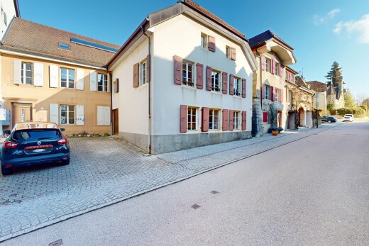 außenansicht mit wohngebietblick