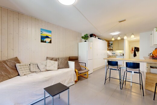 view of living / dining room
