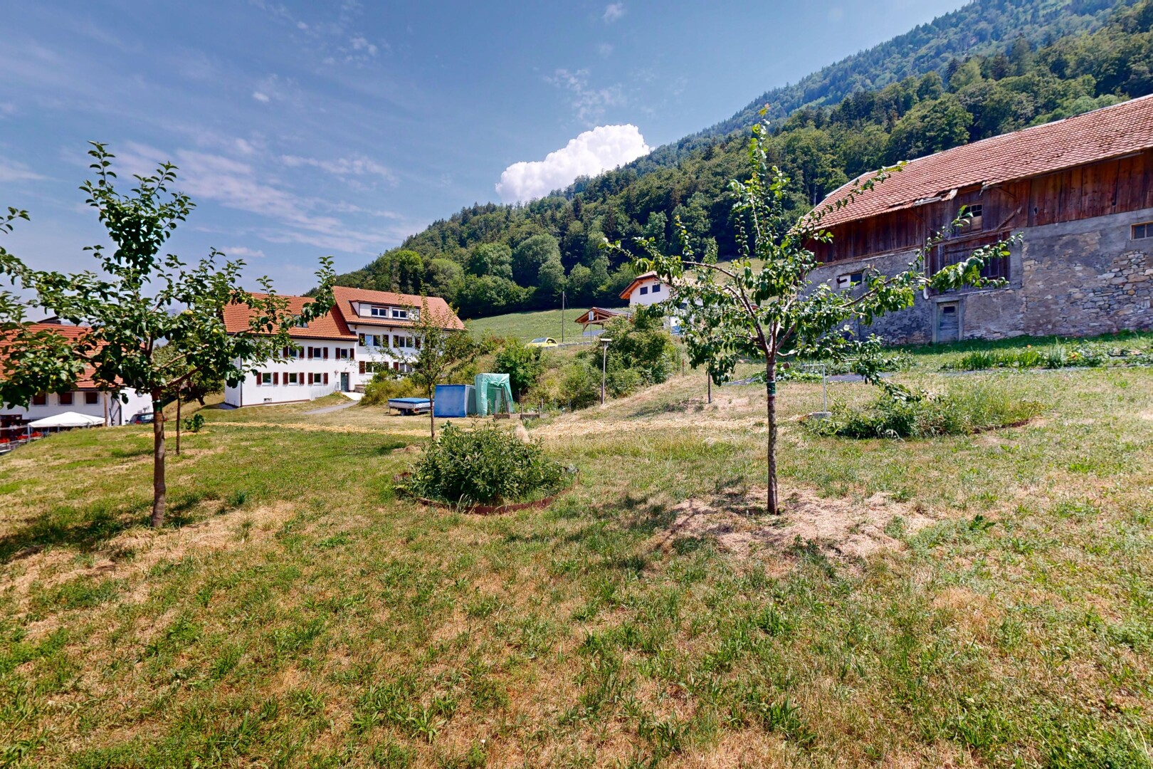 view of mountain background