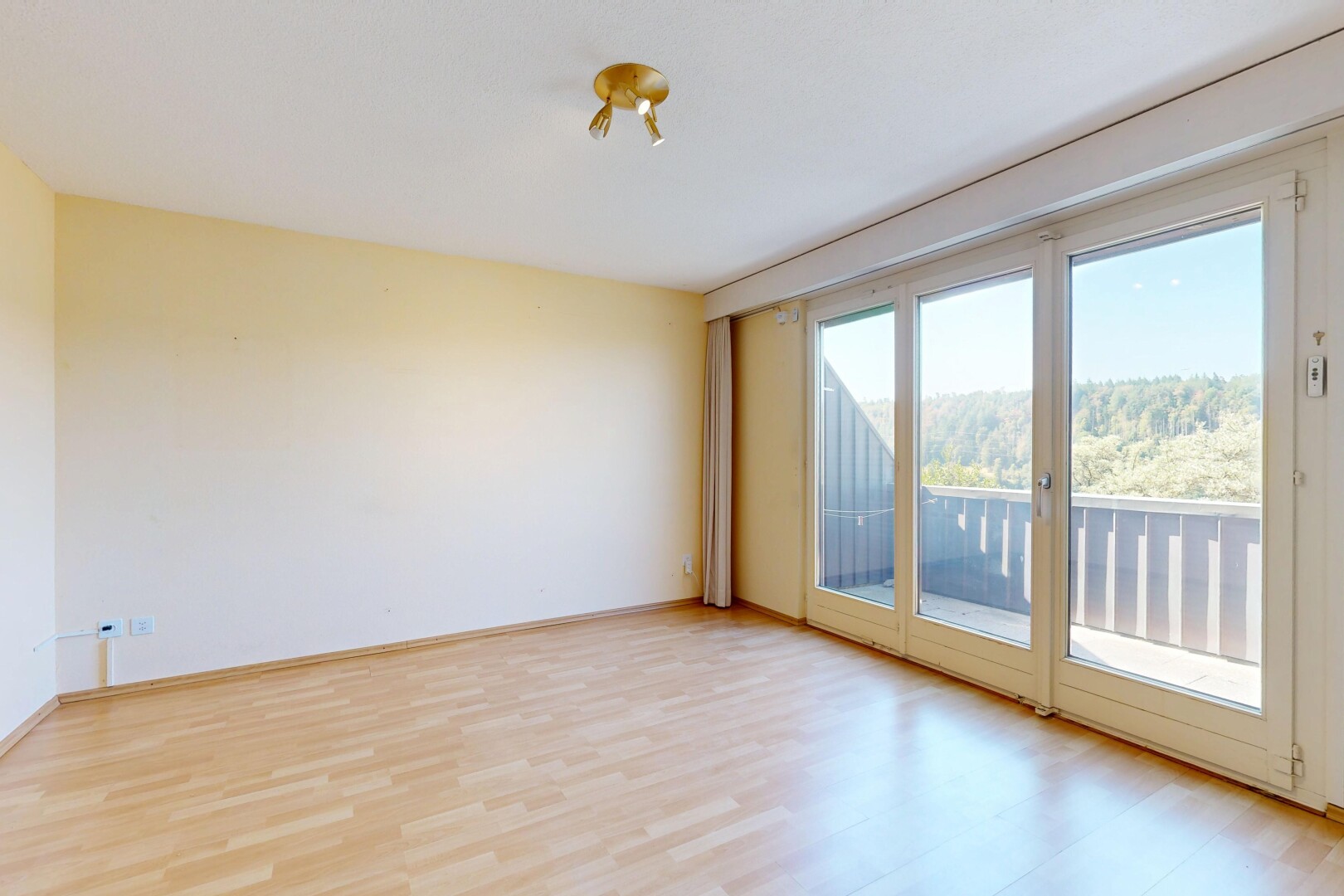 leerer raum mit wood finish floor, holzfußboden, drywall, gipskartonwand, und inside property