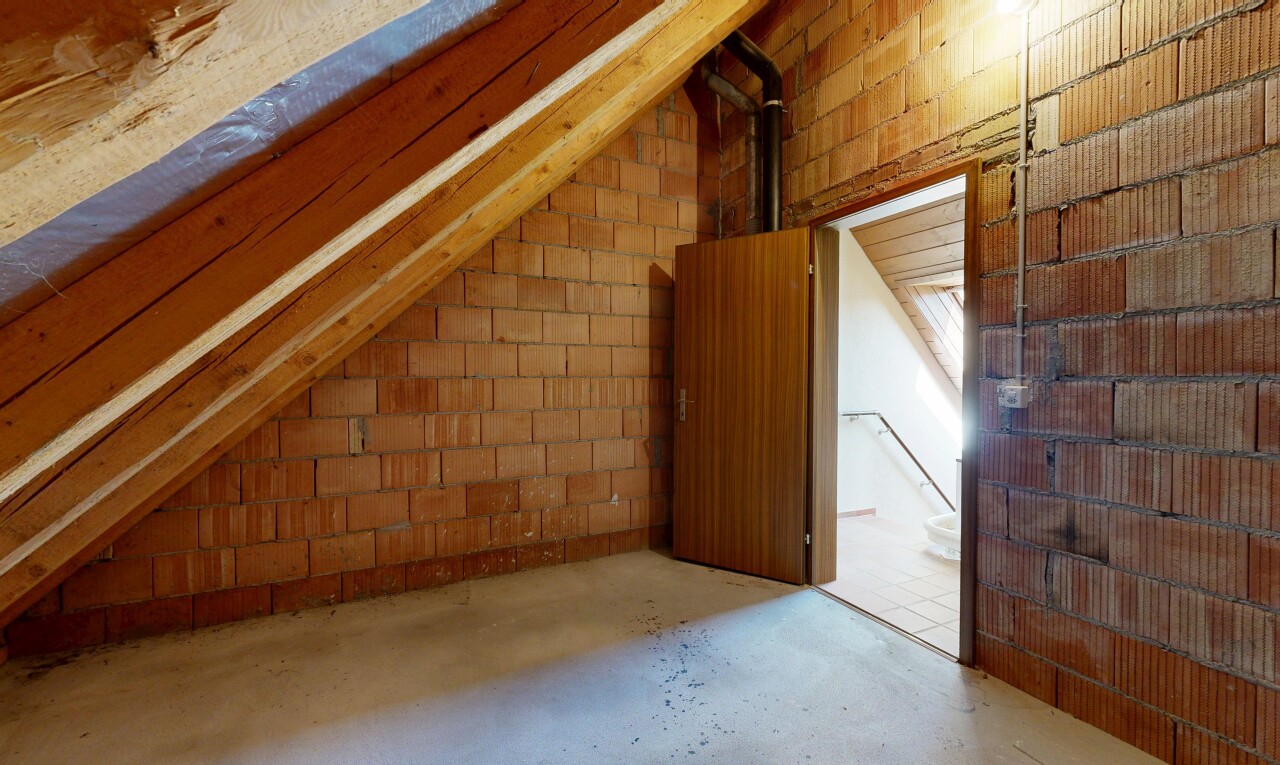 leerer raum mit betonboden, concrete floor, und unfinished concrete floor